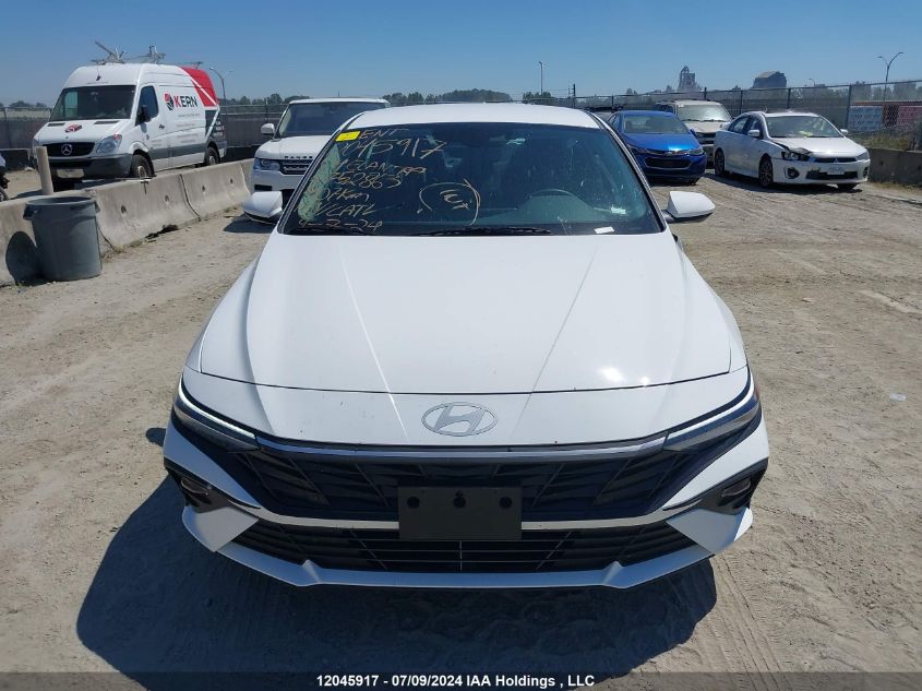 2024 Hyundai Elantra Preferred VIN: KMHLM4DG9RU752863 Lot: 12045917