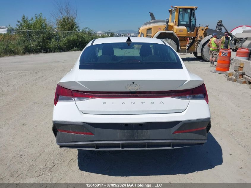 2024 Hyundai Elantra Preferred VIN: KMHLM4DG9RU752863 Lot: 12045917