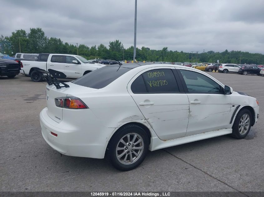 2011 Mitsubishi Lancer VIN: JA32U2FU4BU602705 Lot: 12045919
