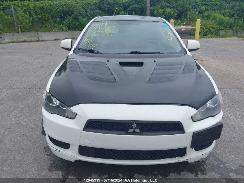 2011 Mitsubishi Lancer VIN: JA32U2FU4BU602705 Lot: 12045919