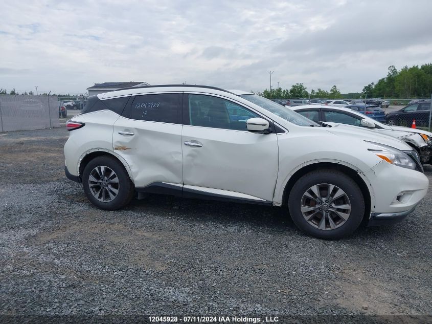 2017 Nissan Murano S/Sl/Sv/Platinum VIN: 5N1AZ2MH4HN170443 Lot: 12045928