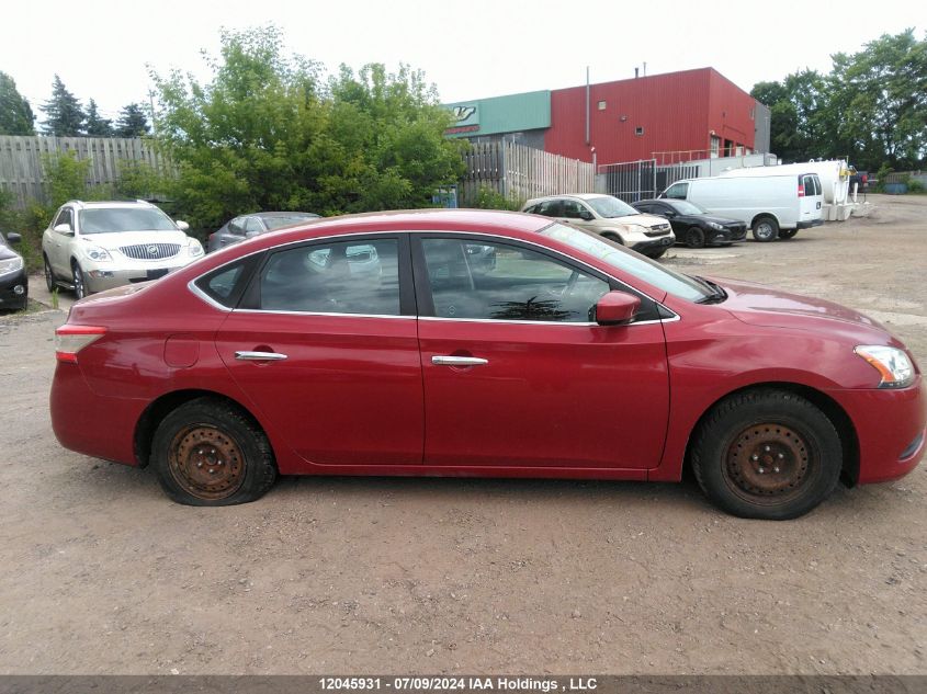 2014 Nissan Sentra S/Sv/Sr/Sl VIN: 3N1AB7AP1EL650200 Lot: 12045931