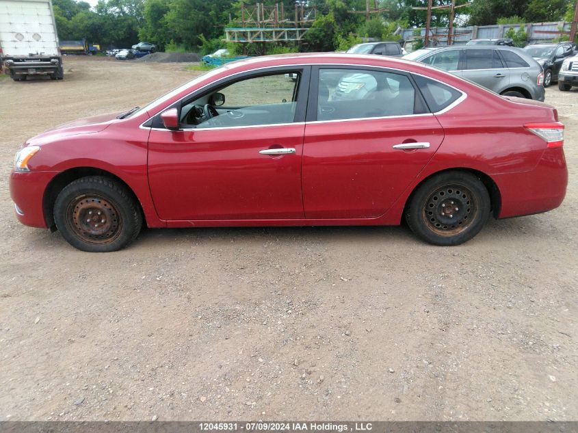 2014 Nissan Sentra S/Sv/Sr/Sl VIN: 3N1AB7AP1EL650200 Lot: 12045931