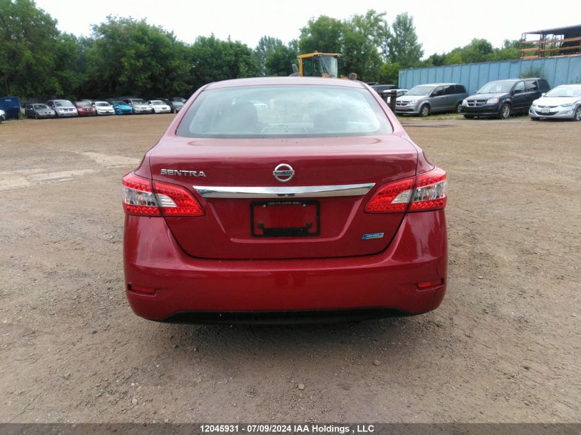 2014 Nissan Sentra S/Sv/Sr/Sl VIN: 3N1AB7AP1EL650200 Lot: 12045931