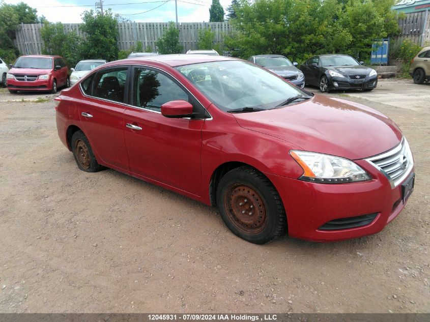 2014 Nissan Sentra S/Sv/Sr/Sl VIN: 3N1AB7AP1EL650200 Lot: 12045931