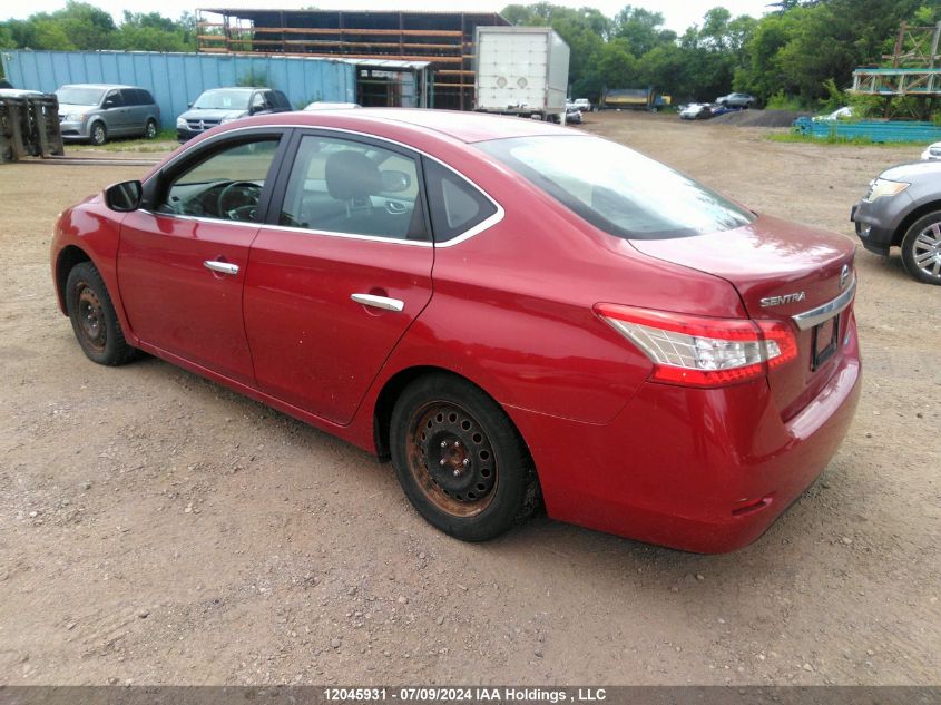 2014 Nissan Sentra S/Sv/Sr/Sl VIN: 3N1AB7AP1EL650200 Lot: 12045931