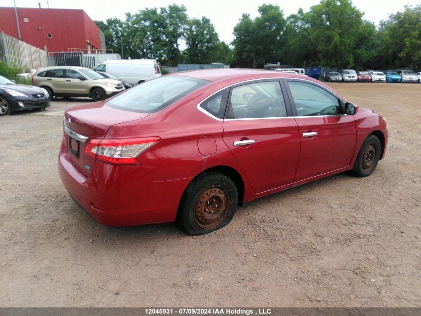 2014 Nissan Sentra S/Sv/Sr/Sl VIN: 3N1AB7AP1EL650200 Lot: 12045931