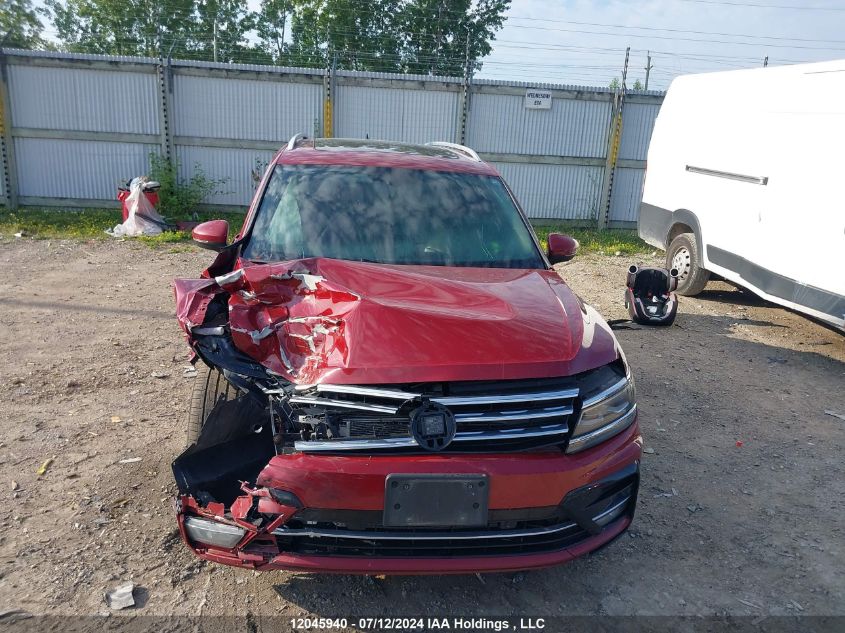 2018 Volkswagen Tiguan Sel Premium VIN: 3VV4B7AX1JM212440 Lot: 12045940