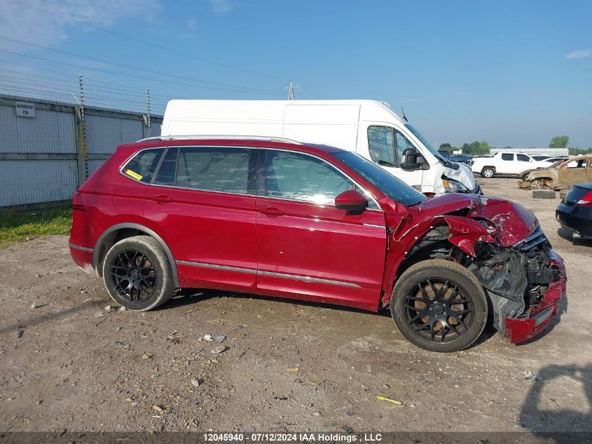 2018 Volkswagen Tiguan Sel Premium VIN: 3VV4B7AX1JM212440 Lot: 12045940