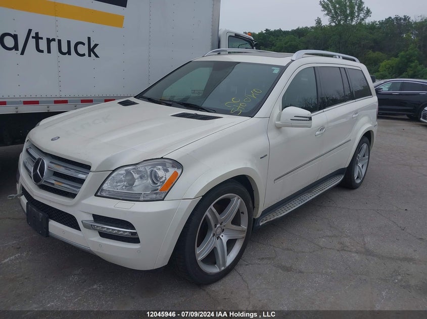 2012 Mercedes-Benz Gl 350 Bluetec VIN: 4JGBF2FEXCA791749 Lot: 12045946
