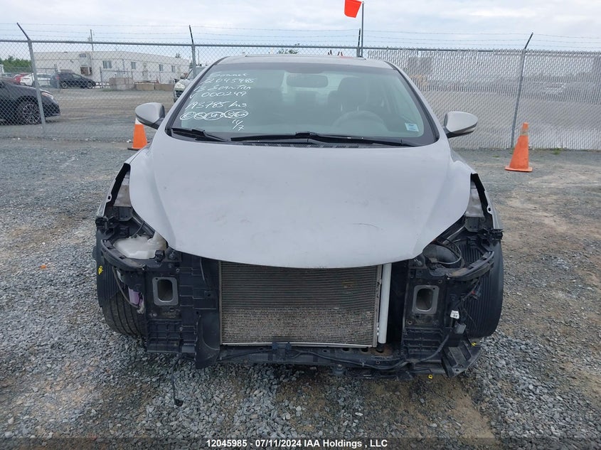 2013 Hyundai Elantra Se VIN: KMHDH6AE1DU000249 Lot: 12045985