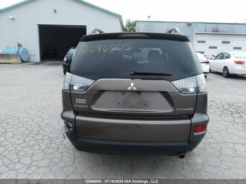 2010 Mitsubishi Outlander Es VIN: JA4AT2AW5AZ608825 Lot: 12046005