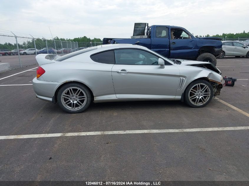 2003 Hyundai Tiburon VIN: KMHHN65D93U022929 Lot: 12046012