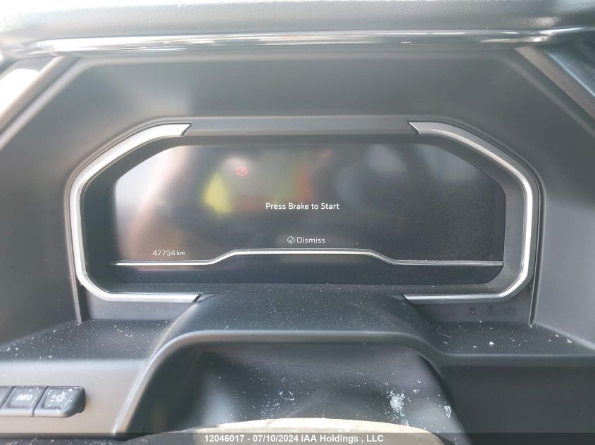 2022 GMC Sierra 1500 VIN: 1GTUUEET5NZ585215 Lot: 12046017