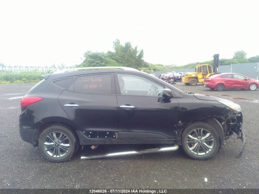 2015 Hyundai Tucson Gls VIN: KM8JUCAG4FU107541 Lot: 12046026