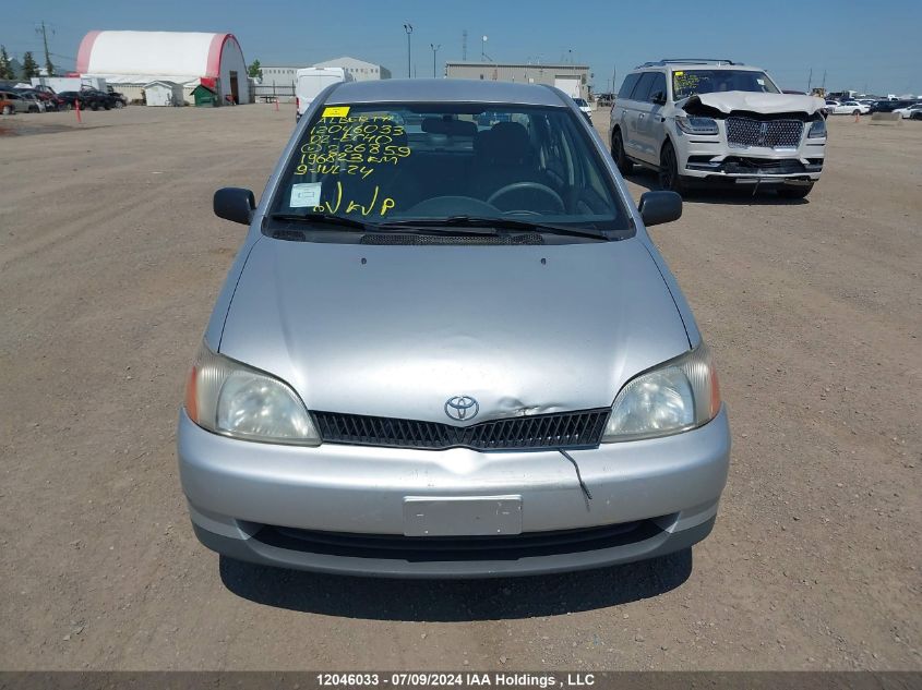 2002 Toyota Echo VIN: JTDBT123920226859 Lot: 12046033