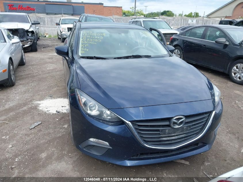 2016 Mazda Mazda3 VIN: 3MZBM1U74GM283985 Lot: 12046048