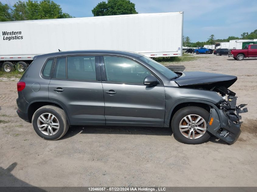 2014 Volkswagen Tiguan VIN: WVGJV3AX8EW512043 Lot: 12046057