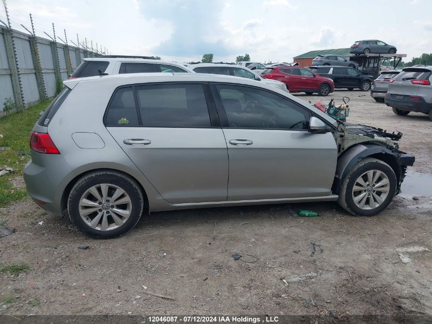 2015 Volkswagen Golf VIN: 3VW2A7AU0FM037228 Lot: 12046087