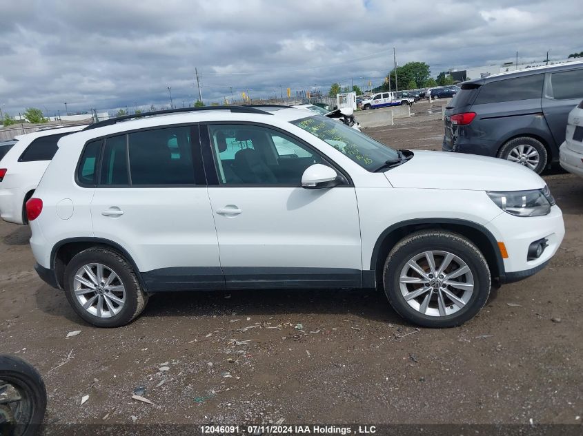 2014 Volkswagen Tiguan VIN: WVGJV3AX9EW564569 Lot: 12046091