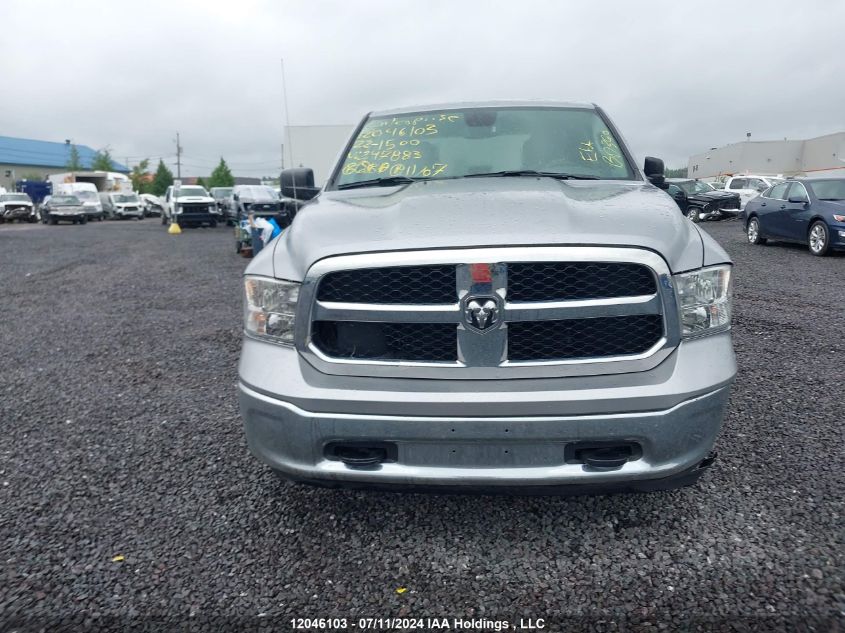 2022 Ram 1500 Classic Slt VIN: 1C6RR7LT3NS247883 Lot: 12046103