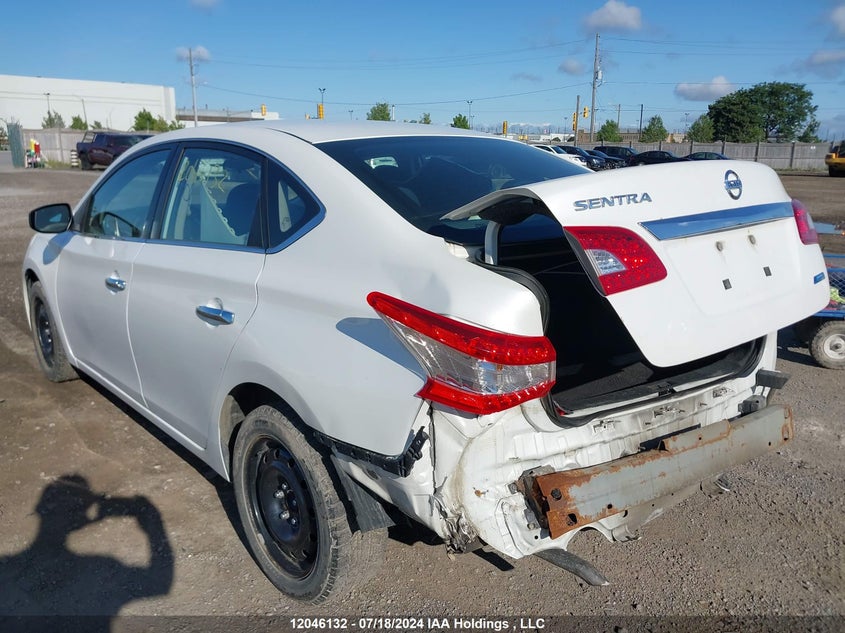 2015 Nissan Sentra S/Sv/Sr/Sl VIN: 3N1AB7AP2FL639157 Lot: 12046132