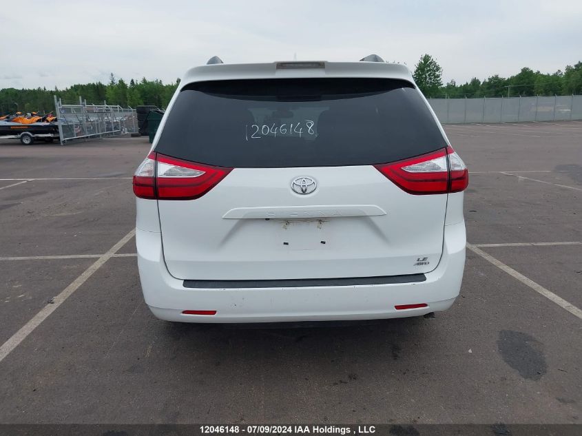 2019 Toyota Sienna Le 7-Passenger VIN: 5TDJZ3DC6KS213471 Lot: 12046148