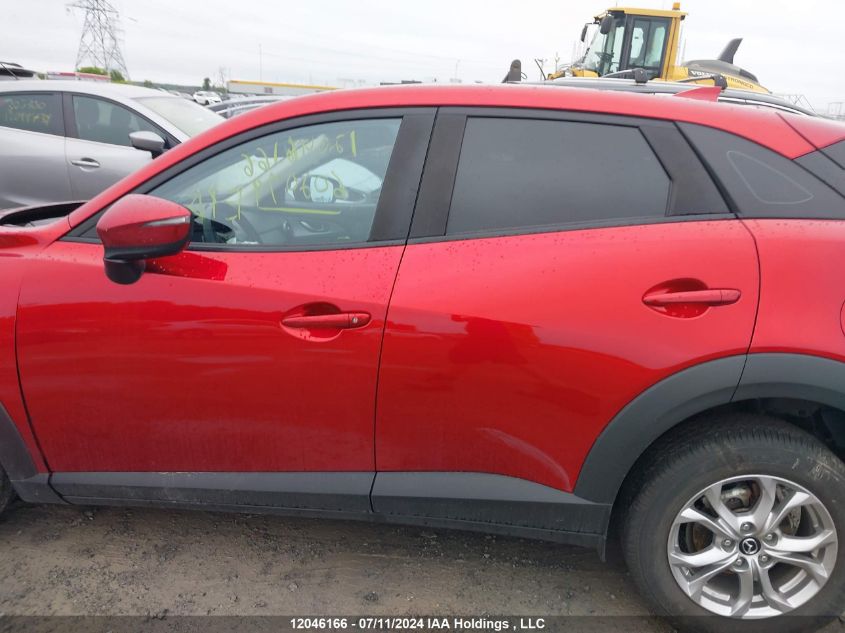 2022 Mazda Cx-3 VIN: JM1DKFC70N1602079 Lot: 12046166