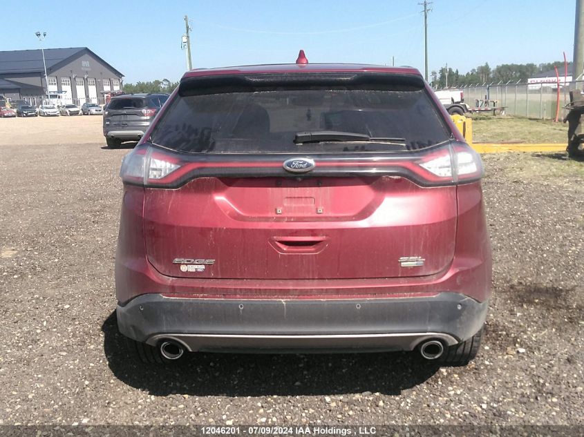 2018 Ford Edge Sel VIN: 2FMPK4J99JBB00588 Lot: 12046201