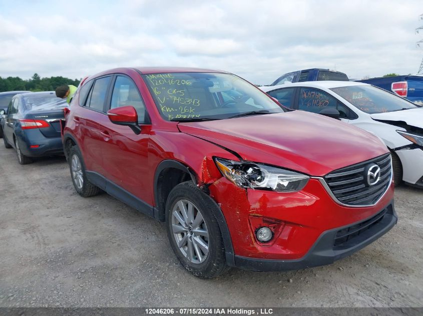 2016 Mazda Cx-5 VIN: JM3KE2CY4G0745343 Lot: 12046206