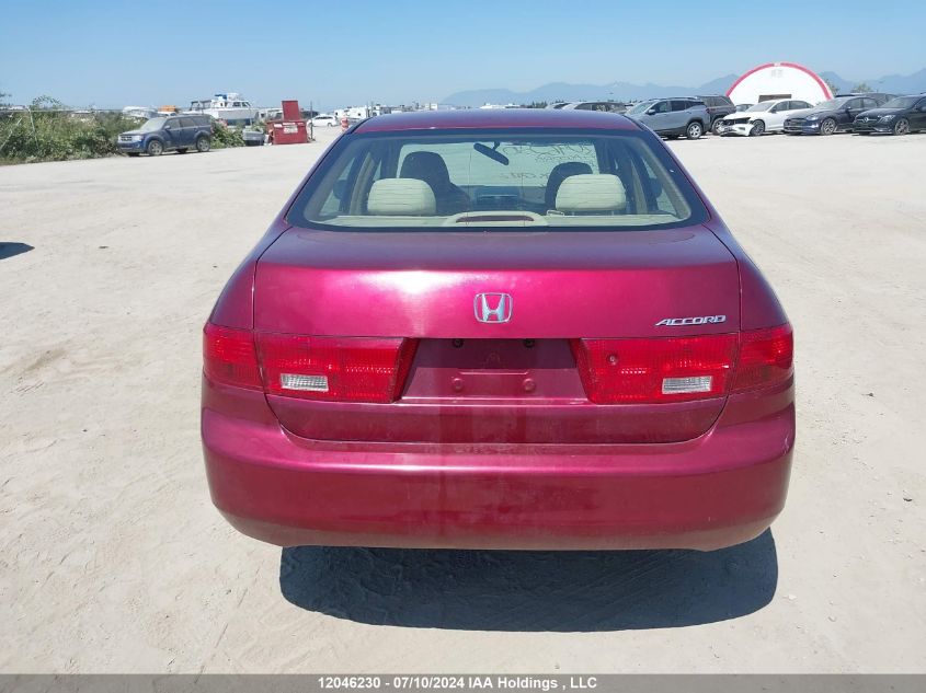 2005 Honda Accord Sdn VIN: 1HGCM564X5A815611 Lot: 12046230