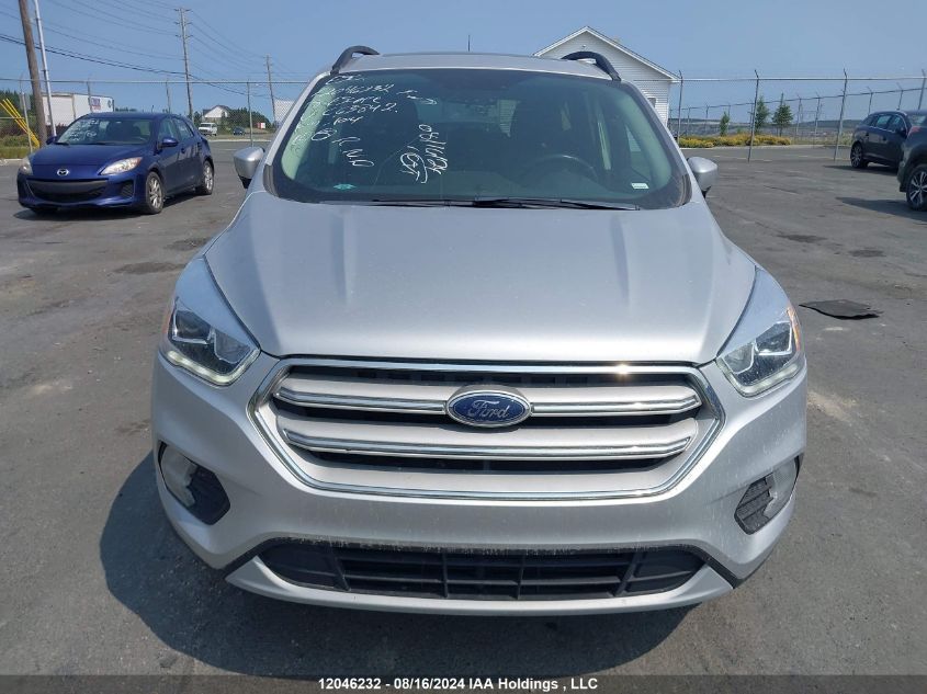 2018 Ford Escape Sel VIN: 1FMCU9HD8JUC63842 Lot: 12046232