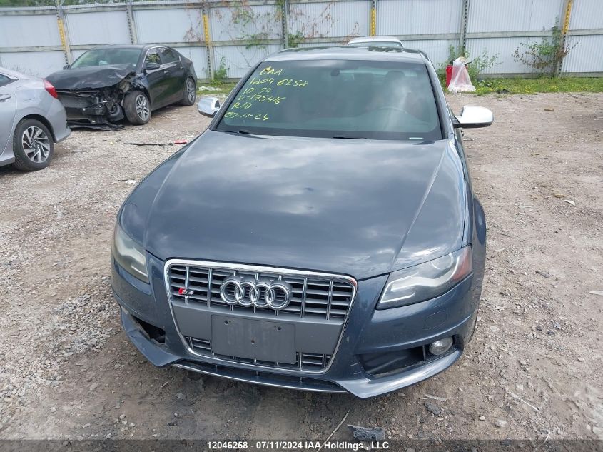 2010 Audi S4 VIN: WAUDGCFL3AA175416 Lot: 12046258