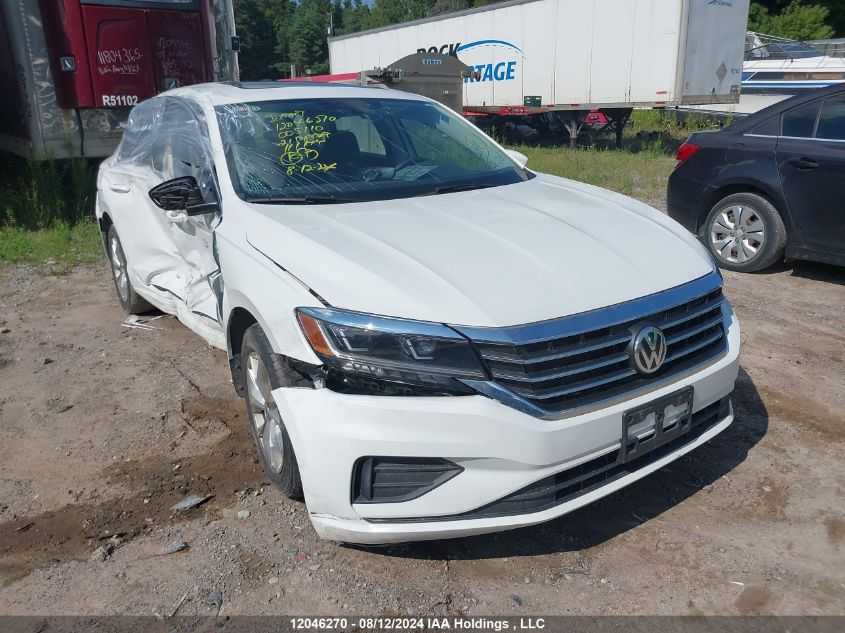 2021 Volkswagen Passat VIN: 1VWBA7A37MC005110 Lot: 12046270