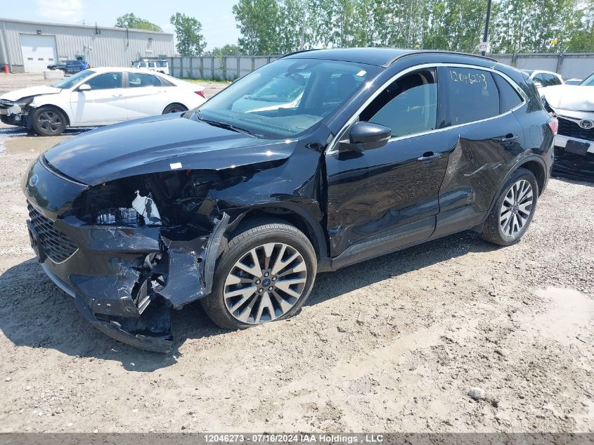 2020 Ford Escape Titanium VIN: 1FMCU9DZ2LUB26545 Lot: 12046273