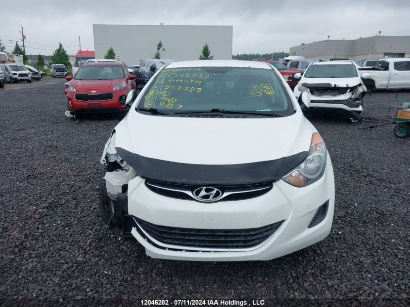 2013 Hyundai Elantra Gls/Limited VIN: 5NPDH4AE7DH357387 Lot: 12046282