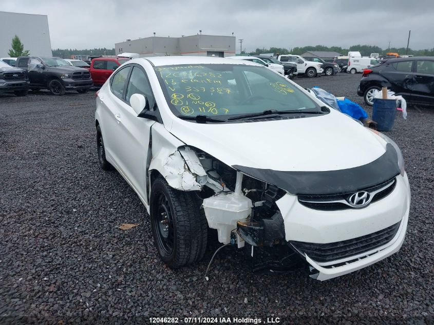 2013 Hyundai Elantra Gls/Limited VIN: 5NPDH4AE7DH357387 Lot: 12046282