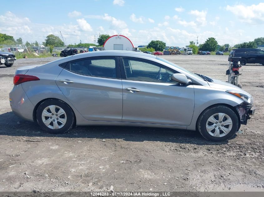 2016 Hyundai Elantra VIN: 5NPDH4AE9GH673782 Lot: 12046283
