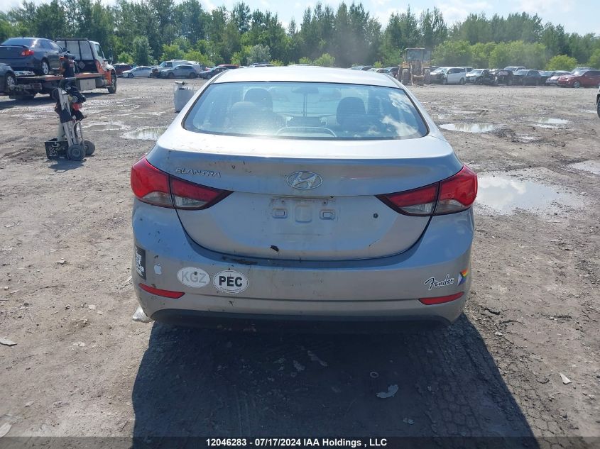 2016 Hyundai Elantra VIN: 5NPDH4AE9GH673782 Lot: 12046283