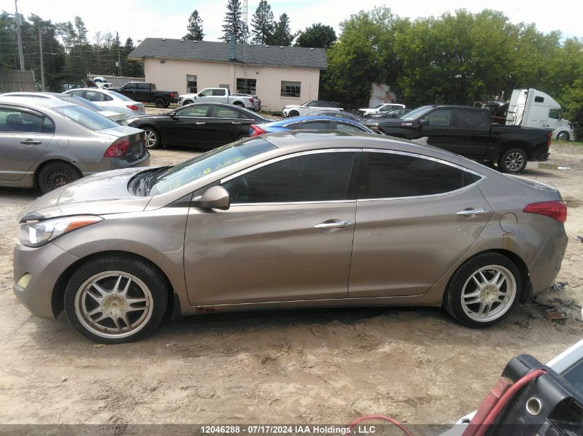 2012 Hyundai Elantra Gls VIN: 5NPDH4AEXCH088932 Lot: 12046288