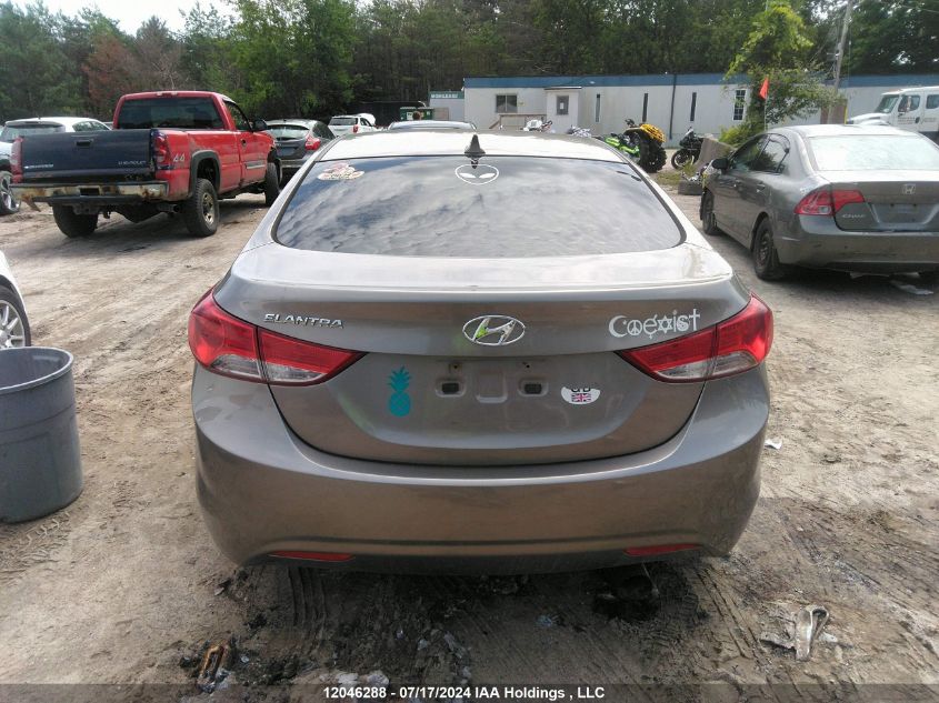 2012 Hyundai Elantra Gls VIN: 5NPDH4AEXCH088932 Lot: 12046288