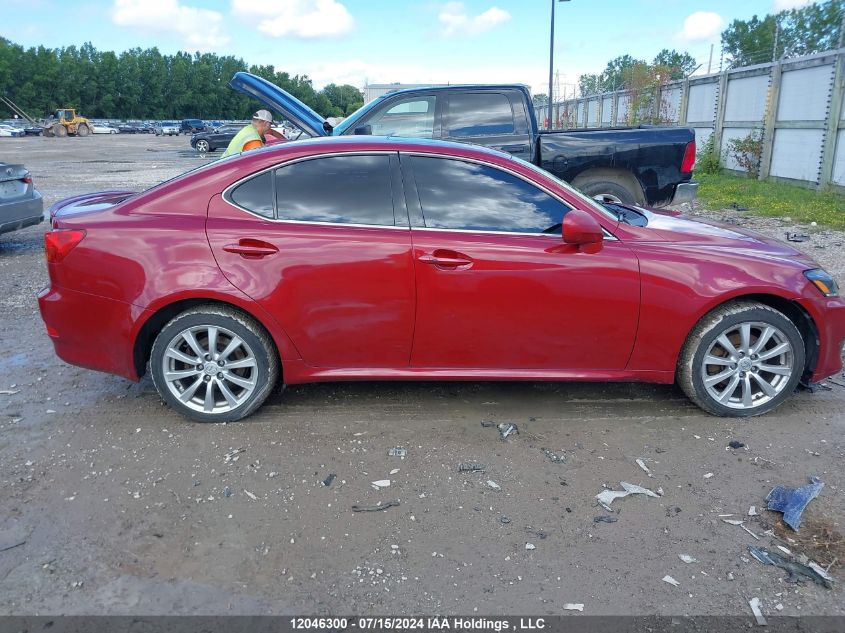 2007 Lexus Is 250 VIN: JTHCK262975014681 Lot: 12046300