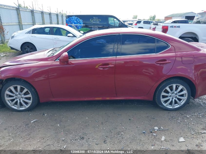 2007 Lexus Is 250 VIN: JTHCK262975014681 Lot: 12046300