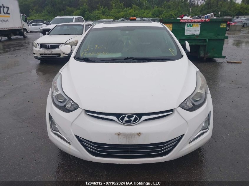 2015 Hyundai Elantra Limited VIN: KMHDH4AH2FU404212 Lot: 12046312