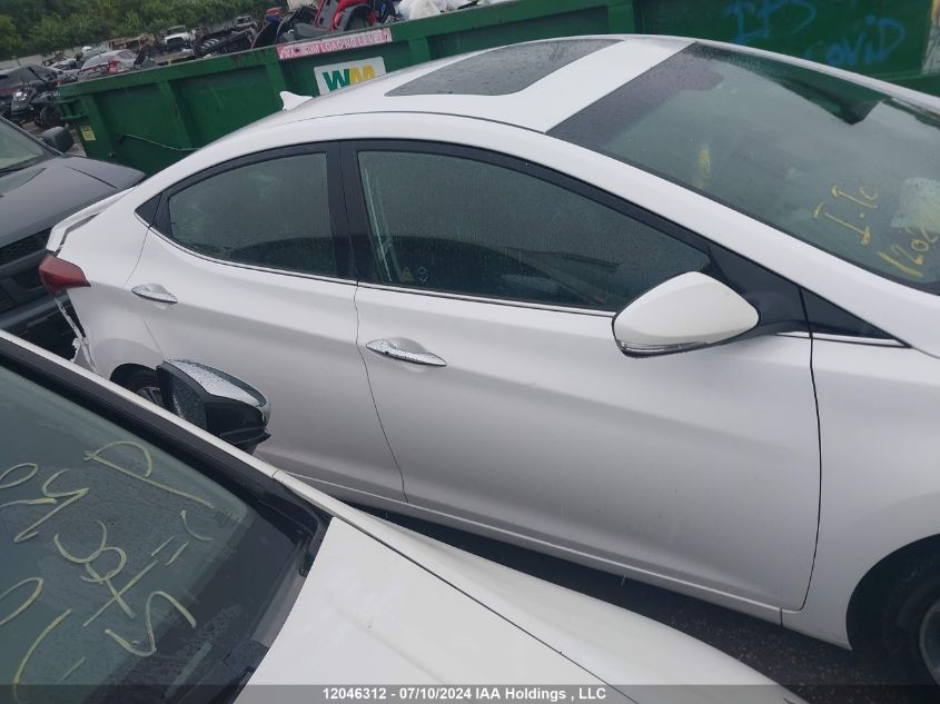 2015 Hyundai Elantra Limited VIN: KMHDH4AH2FU404212 Lot: 12046312