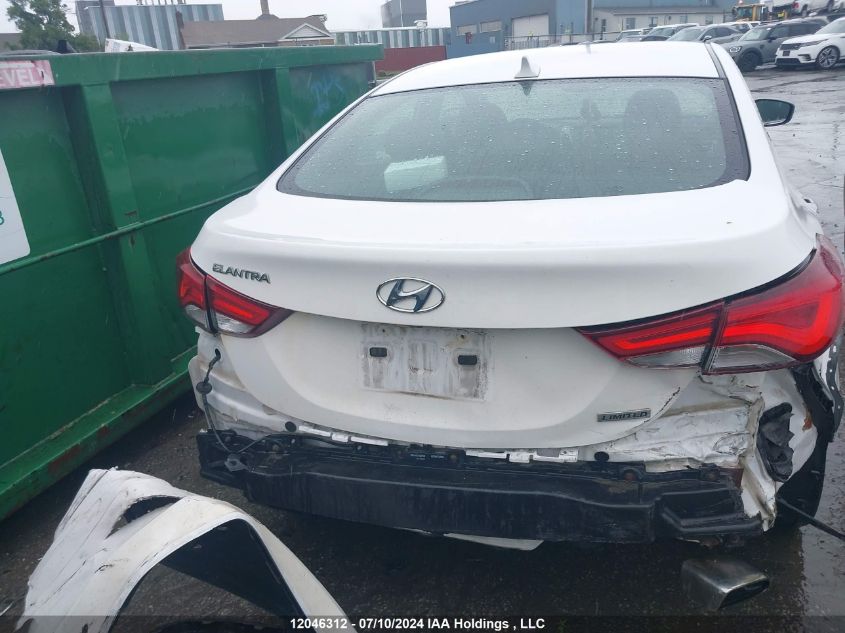 2015 Hyundai Elantra Limited VIN: KMHDH4AH2FU404212 Lot: 12046312