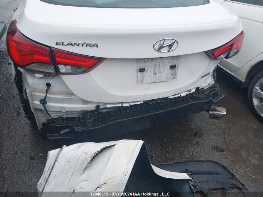 2015 Hyundai Elantra Limited VIN: KMHDH4AH2FU404212 Lot: 12046312