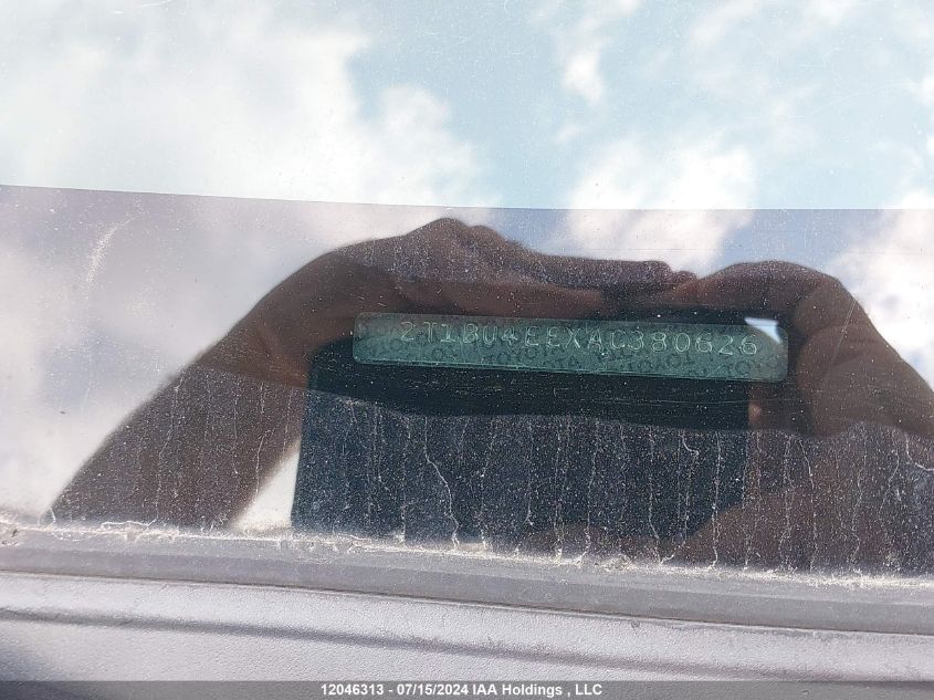 2010 Toyota Corolla S/Le/Xle VIN: 2T1BU4EEXAC380626 Lot: 12046313