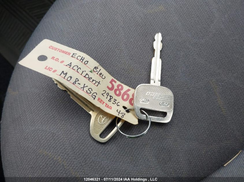 2003 Toyota Echo VIN: JTDBT123435048542 Lot: 12046321