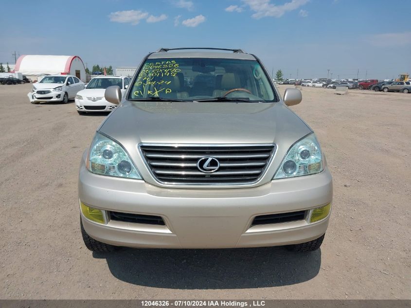 2006 Lexus Gx 470 VIN: JTJBT20X760101177 Lot: 12046326